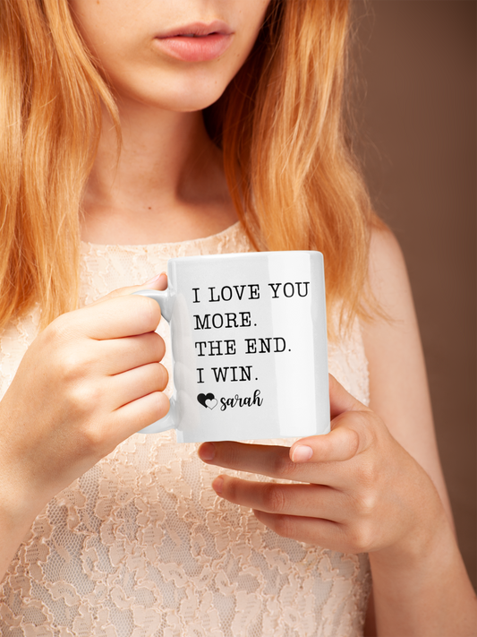 Funny Love Mug:  A Customized Gift for Mom on Mother's Day